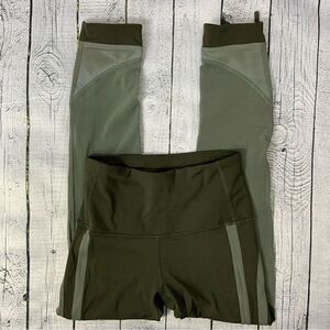 LULULEMON ATHLETICA Mesh Back crop leggings